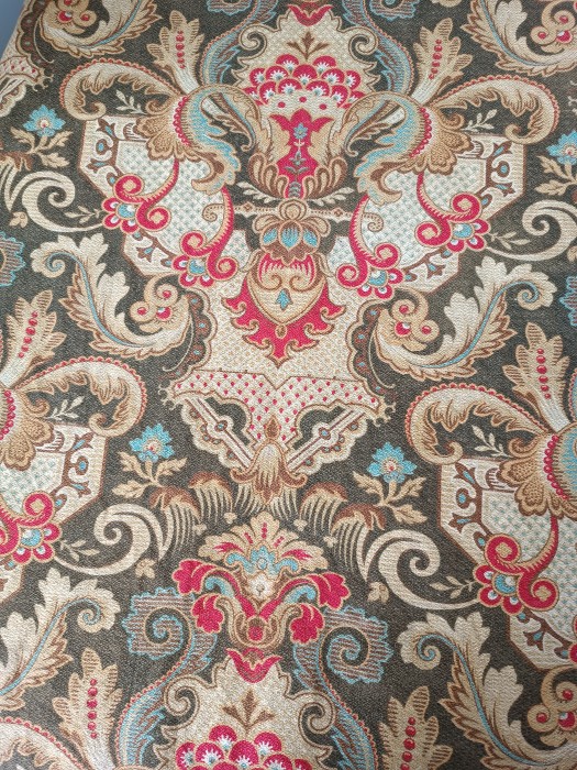 French Brocante - For Sale - Soft cotton weave floral fabric panelsDescription: <p>Reclaimed from a Vide Maison curtain there are two panels of this antique Art Nouveau floral fabric, in good used condition</p>

<p>It has been laundered</p>

<p>1. 185cm by 82cm</p>

<p>2. 64cm by 82cm</p>
